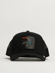 GOORIN BROS DEADLY SCORPION TRUCKER HAT - BLACK