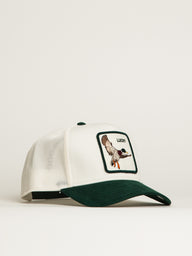 GOORIN BROS LUCKY DUCK SUEDE TRUCKER HAT - GREEN