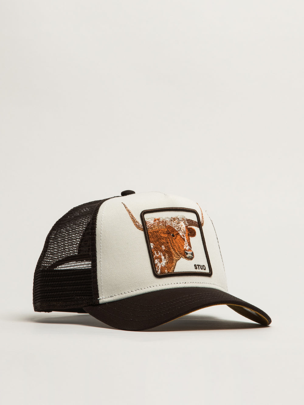 GOORIN BROS OVER THE LINE LONGHORN TRUCKER HAT - BROWN