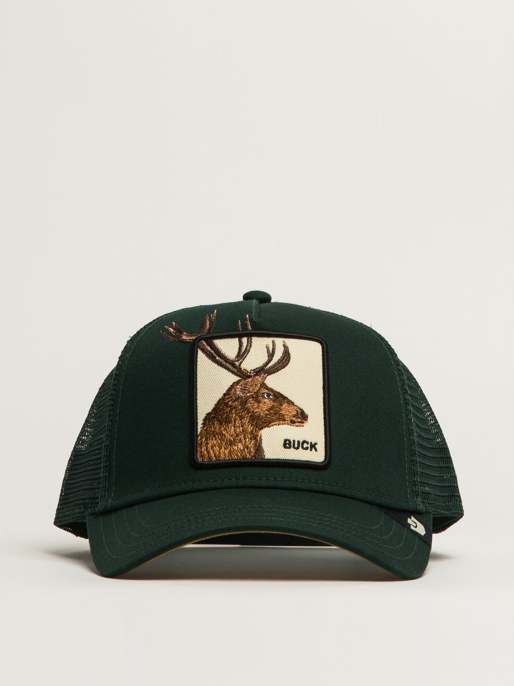 GOORIN BROS OVER THE LINE BUCK TRUCKER HAT - GREEN
