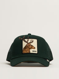 GOORIN BROS OVER THE LINE BUCK TRUCKER HAT - GREEN