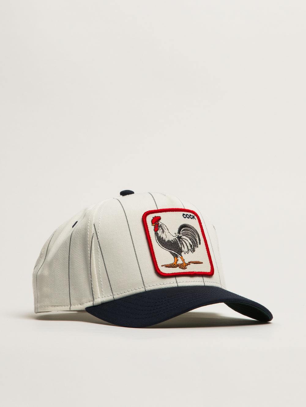 GOORIN BROS PINSTRIPE ROOSTER HAT - GREY
