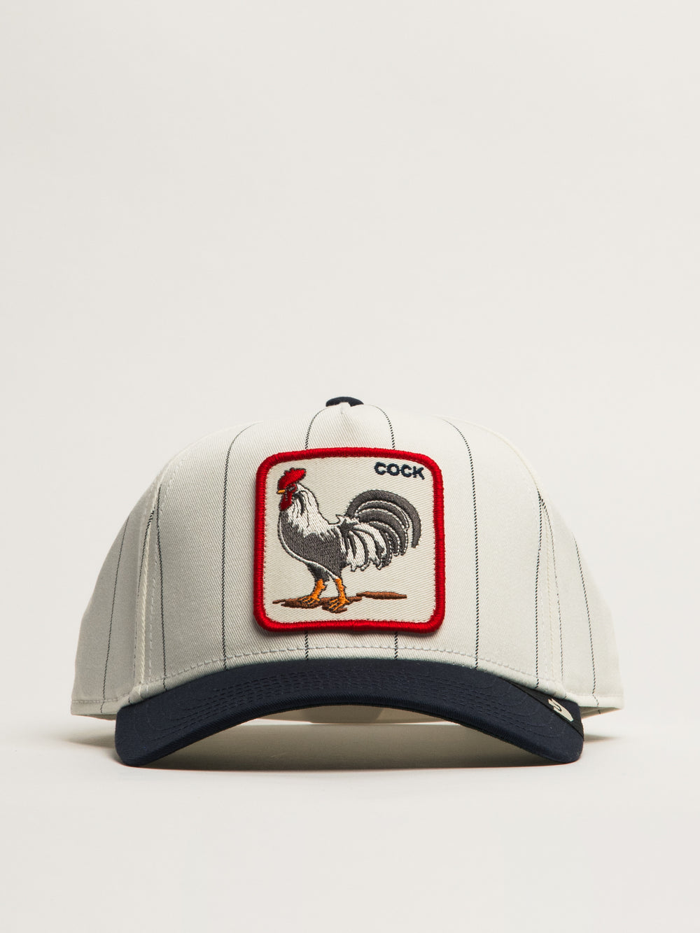 GOORIN BROS PINSTRIPE ROOSTER HAT - GREY