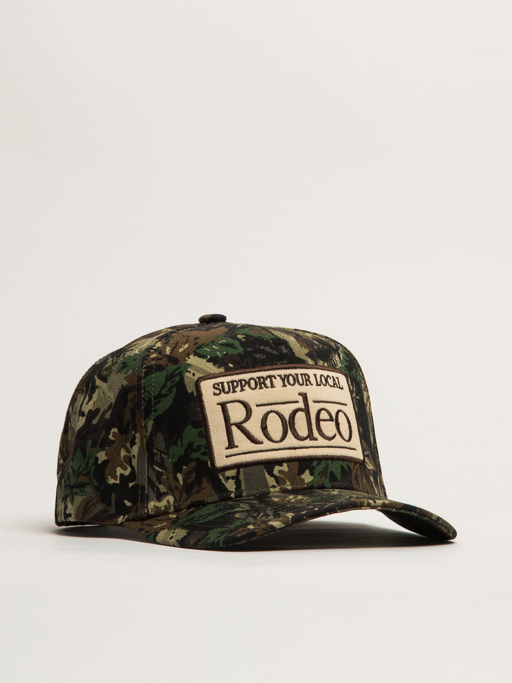 THE HAPPIEST SUPPORT YOUR LOCAL RODEO HAT - CAMOUFLAGE
