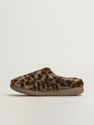 WOMENS HARLOW STARRI SLIPPER - LEOPARD
