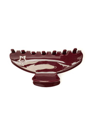 HARLOW KITTY CLAW CLIP - MAROON
