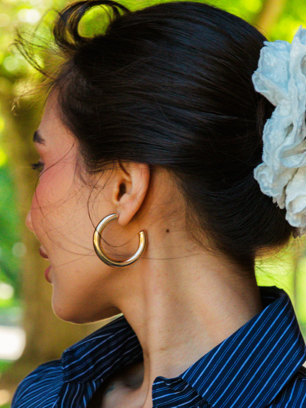 HARLOW CHARLENE HOOPS - GOLD