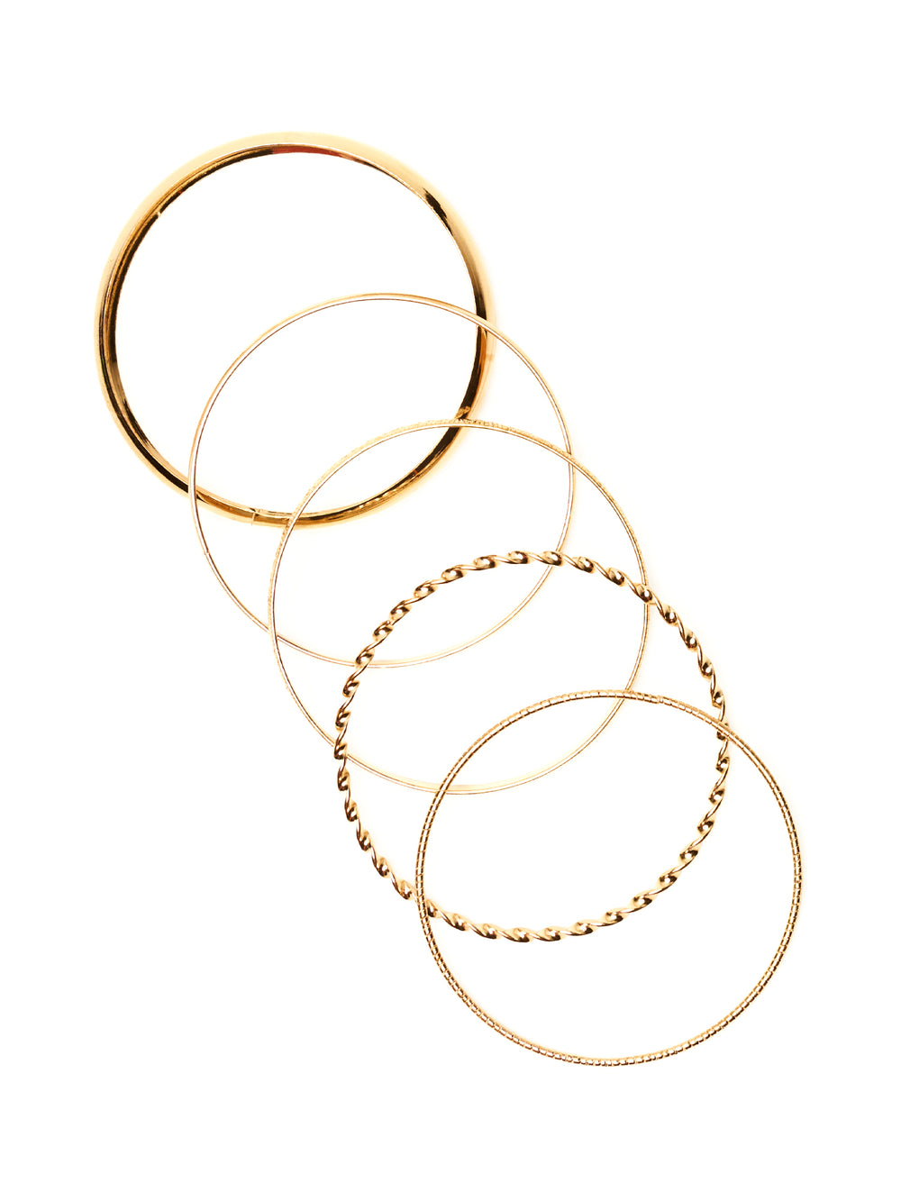 HARLOW BIANCA BANGLES - GOLD