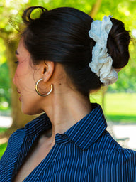HARLOW BRITTNEY SCRUNCHIE - WHITE