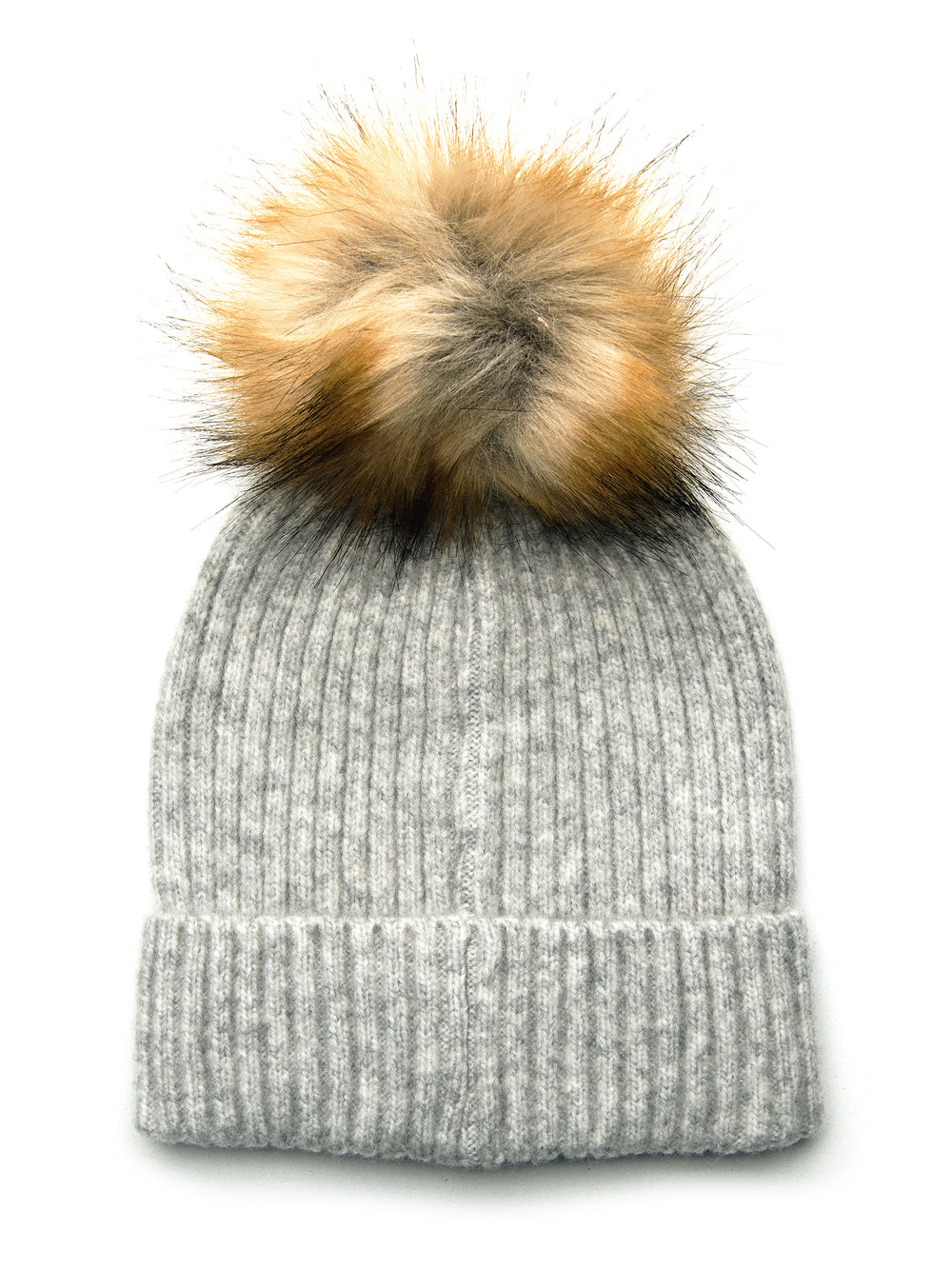 HARLOW RIBBED FAUX FUR POM - CLEARANCE