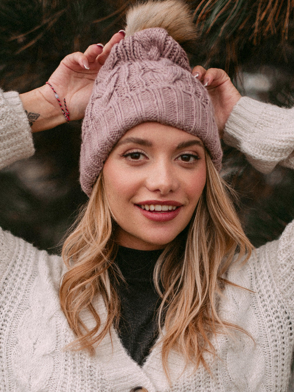 HARLOW LILY FAUX FUR POM - CLEARANCE