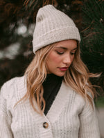 HARLOW PLUSH RIBBED BEANIE - CLEARANCE