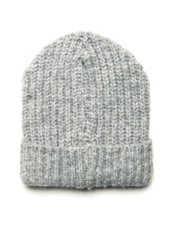 HARLOW PLUSH RIBBED BEANIE - CLEARANCE