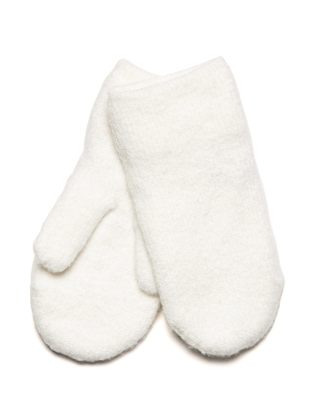 HARLOW CLASSIC KNIT MITTENS - OFF-WHITE - CLEARANCE