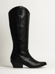 WOMENS HARLOW OAKLEE COWBOY BOOTS - BLACK