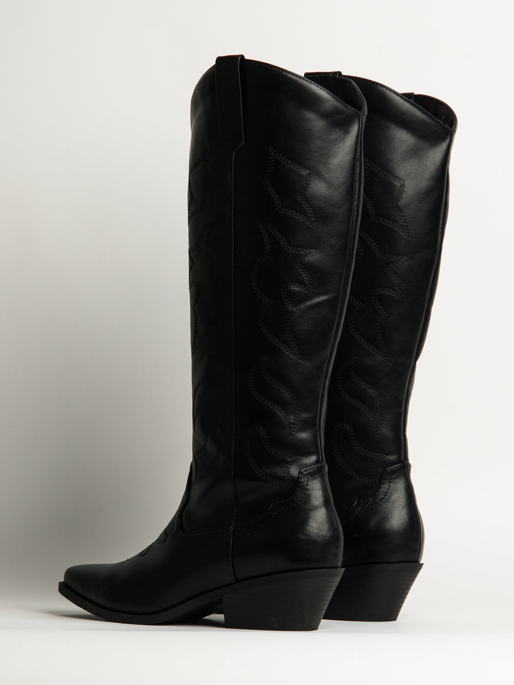 WOMENS HARLOW OAKLEE COWBOY BOOTS - BLACK