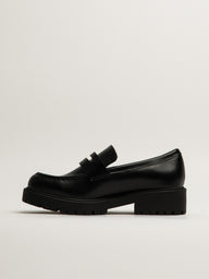 HARLOW PENNY SANDAL - BLACK