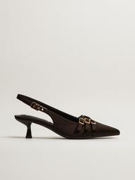 HARLOW LUXE HEEL - CHOCOLATE
