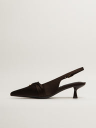 HARLOW LUXE HEEL - CHOCOLATE