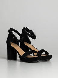 WOMENS HARLOW MILA BLACK VELVET - BLACK