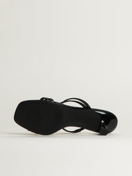 WOMENS HARLOW KITTEN - BLACK