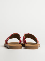 WOMENS HARLOW CAMI SANDALS - RED GINGHAM