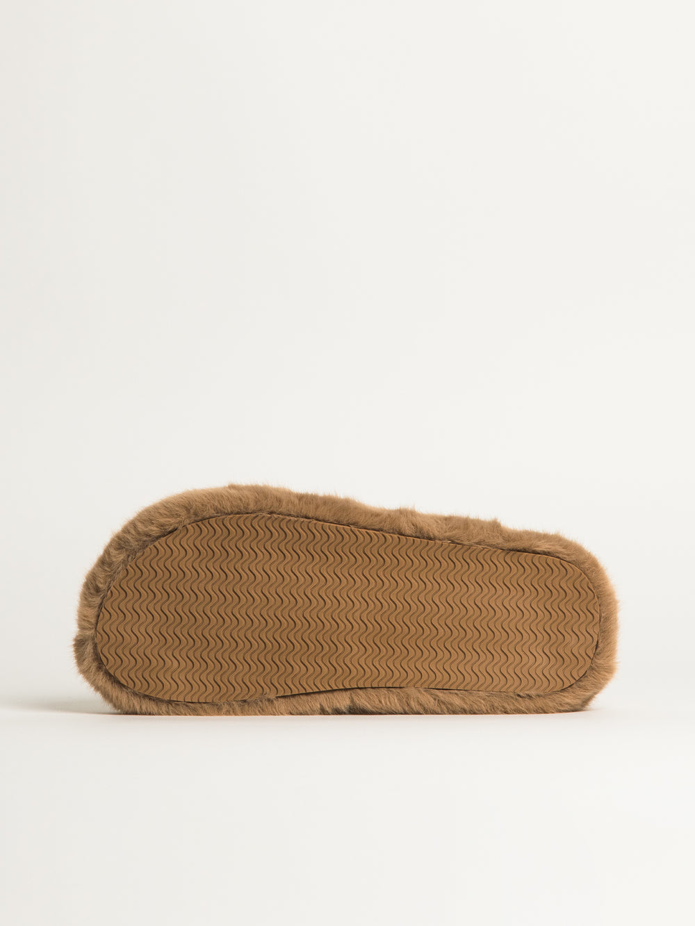 WOMENS HARLOW CROSSOVER SLIPPER - LIGHT BROWN