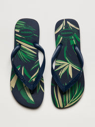MENS HAVAIANAS TOP ALOHA SANDALS - NAVY