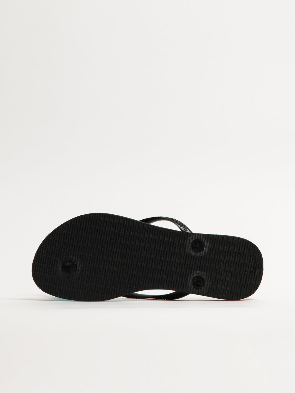 WOMENS HAVAIANAS SLIM LOGO METALLIC -BLACK