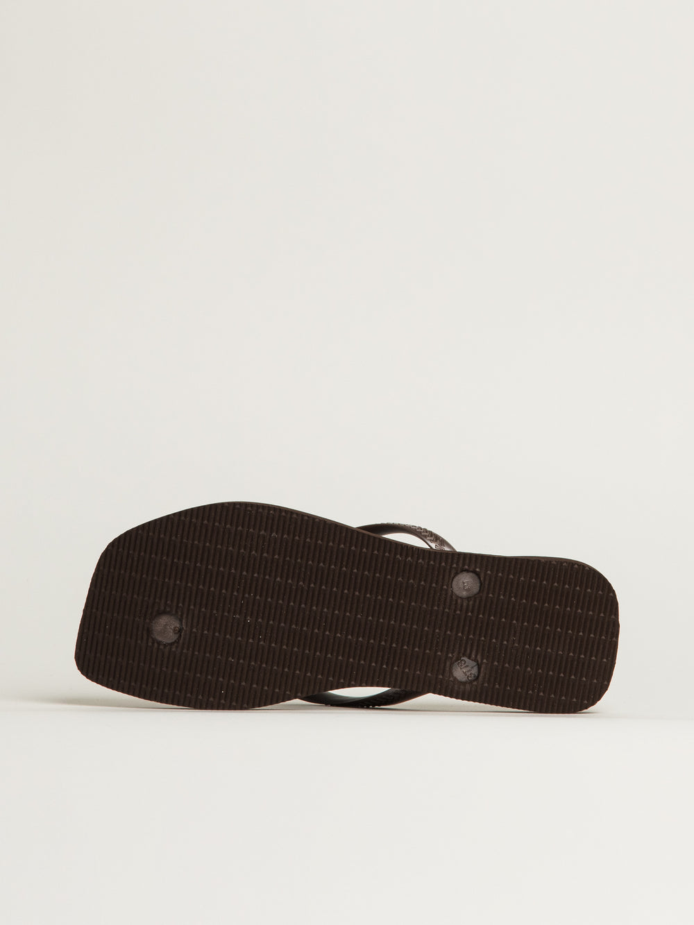 WOMENS HAVAIANAS SLIM SQUARE SANDALS - DARK BROWN
