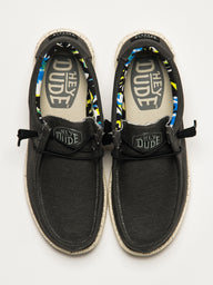 MENS HEYDUDE WALLY STRETCH CANVAS