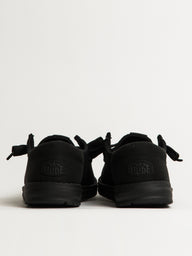 WOMENS HEYDUDE WENDY FUNK MONO SNEAKER - BLACK