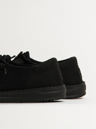 WOMENS HEYDUDE WENDY FUNK MONO SNEAKER - BLACK