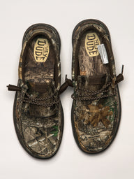 MENS HEY DUDE WALLY REALTREE EDGE CAMO