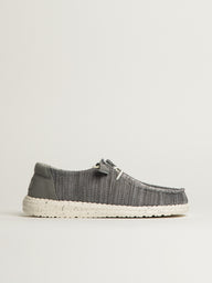 WOMENS HEY DUDE WENDY STRETCH SOX SNEAKER - LIGHT GREY