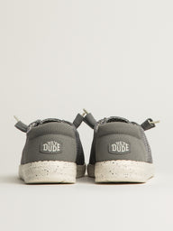 WOMENS HEY DUDE WENDY STRETCH SOX SNEAKER - LIGHT GREY