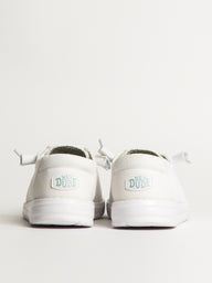 WOMENS HEYDUDE WENDY STRETCH SOX SNEAKER - WHITE