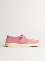 WOMENS HEYDUDE WENDY STRETCH SOX SNEAKER - ROSETTE