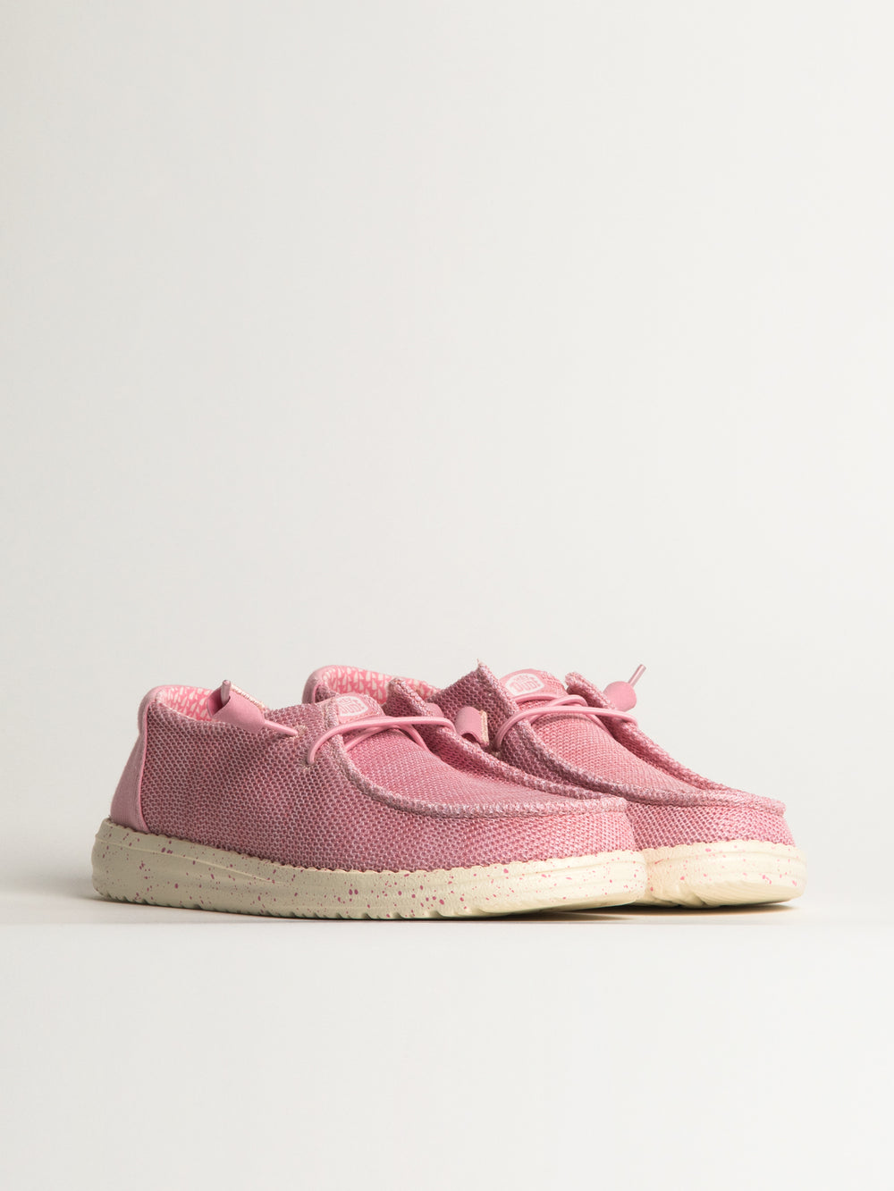 WOMENS HEYDUDE WENDY STRETCH SOX SNEAKER - ROSETTE