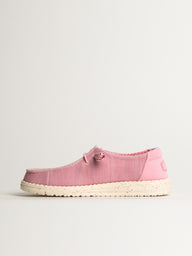 WOMENS HEYDUDE WENDY STRETCH SOX SNEAKER - ROSETTE