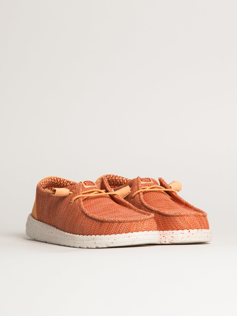 WOMENS HEY DUDE WENDY STRETCH SOX SNEAKER - PEACH