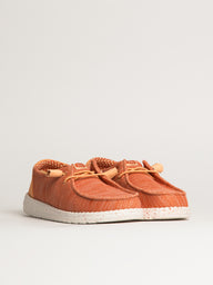 WOMENS HEY DUDE WENDY STRETCH SOX SNEAKER - PEACH