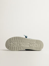 MENS HEYDUDE WALLY STRETCH SOX SLIP-ON - CLOUD BLUE