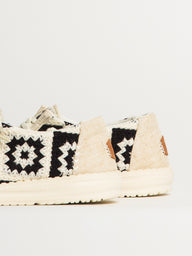 WOMENS HEYDUDE WENDY COTTAGE CROCHET SNEAKER - MULTI