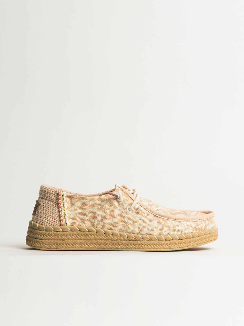 WOMENS HEYDUDE WENDY RETRO PALM ESPADRILLE