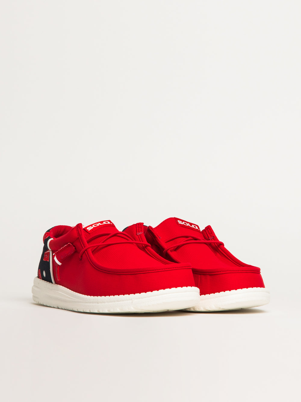 MENS HEYDUDE WALLY FUNK SOLO CUP SLIP-ON - RED