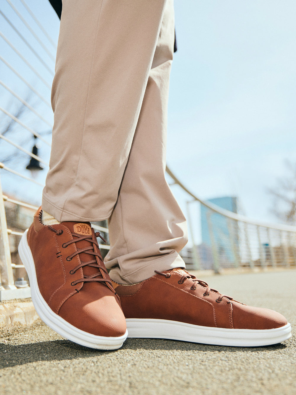 MENS HEYDUDE PAUL PRO CLASSIC - COGNAC