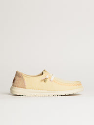 WOMENS HEY DUDE WENDY BREAK SURF JERSEY SNEAKER - BONE