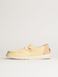 WOMENS HEY DUDE WENDY BREAK SURF JERSEY SNEAKER - BONE