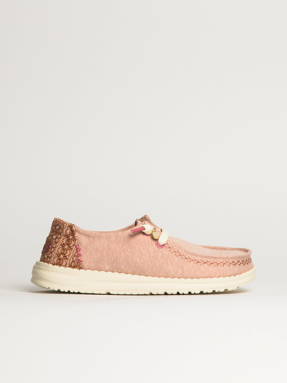 WOMENS HEY DUDE WENDY BREAK SURF JERSEY SNEAKER - ROSE